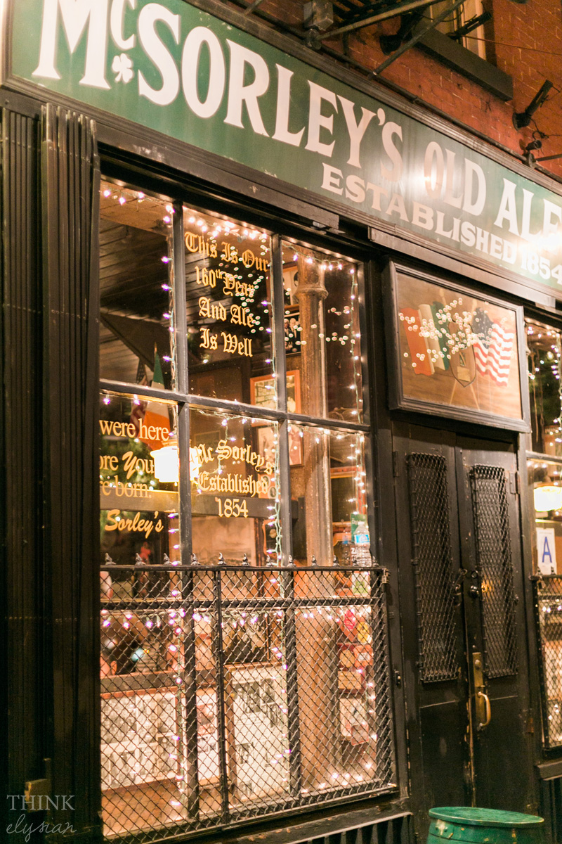 She's on the Loose - Cheers from Historic NYC Bar McSorley's Old Ale House